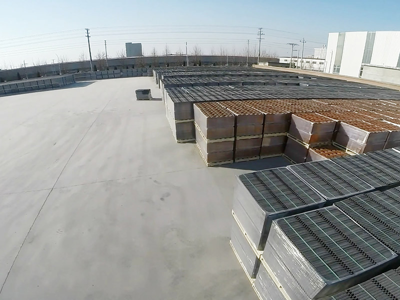 Finished product storage yard